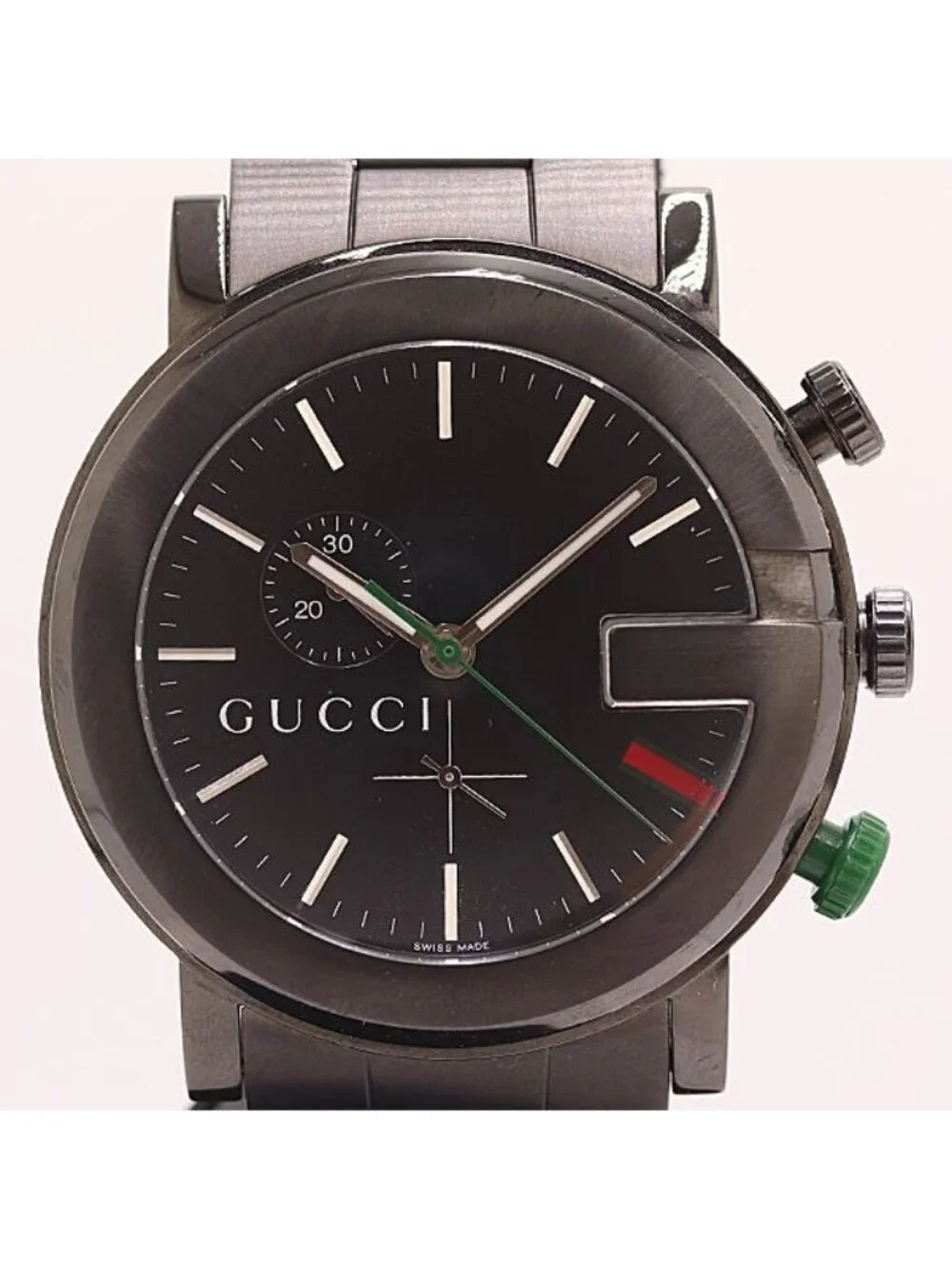 Gucci G Chrono Black Dial Watch